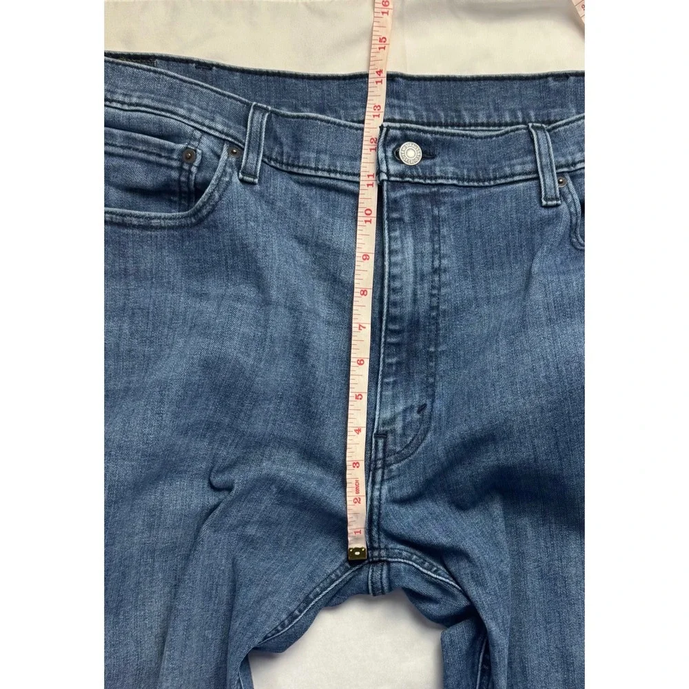 Levis 541 Athletic Taper Mens Blue Denim Jeans 40x34 Medium Wash Stretch